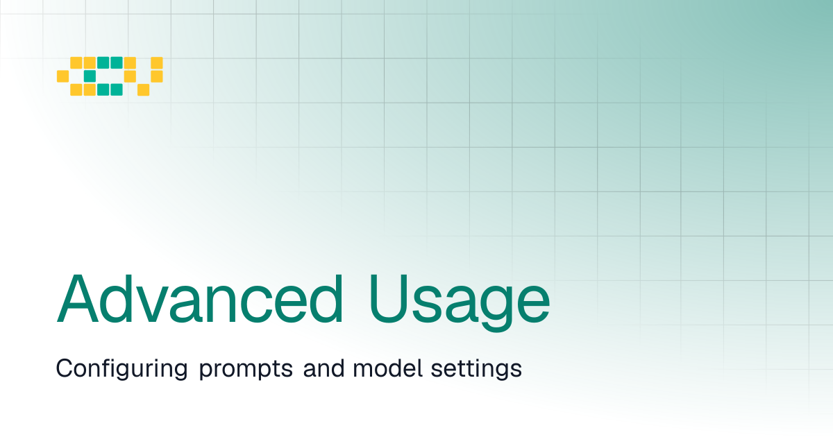 Advanced Usage | CCV AI Services